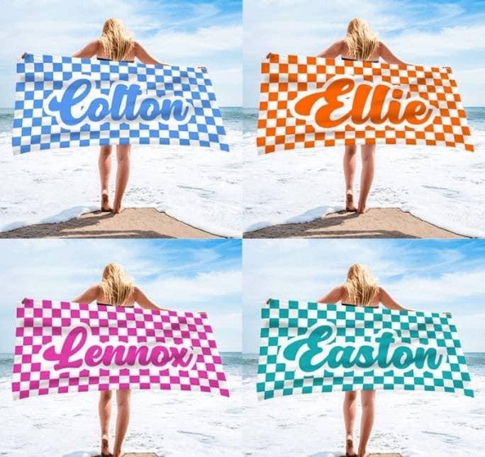 Personalized Beach Towels